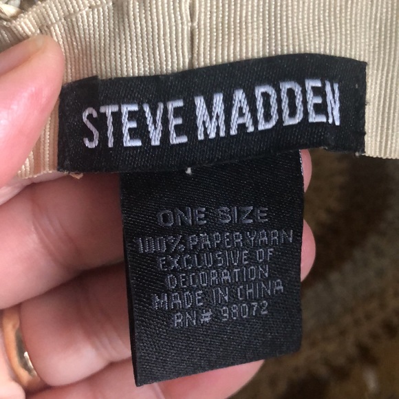 Steve Madden Paper Yarn Bucket Hat - Picture 5 of 7